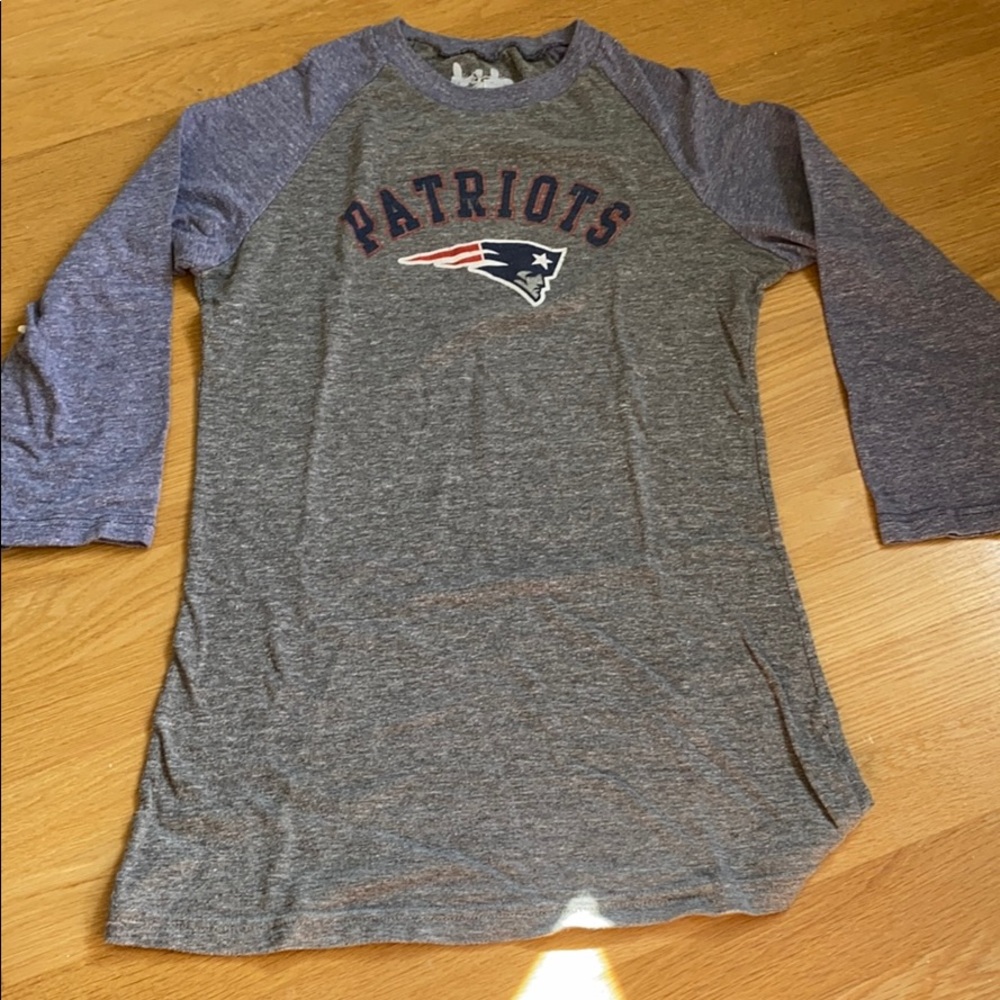 long fleeced patriots shirt